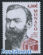 Monaco 2008 Alfred Nobel 175th Birth Anniversary 1v, Mint NH, History - Nobel Prize Winners - Nuevos