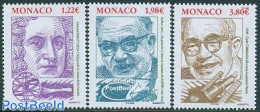 Monaco 2005 Astronomy 3v, Mint NH, Science - Transport - Astronomy - Space Exploration - Halley's Comet - Nuevos
