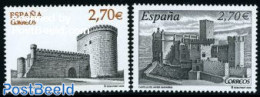 Spain 2009 Castles 2v, Mint NH, Art - Castles & Fortifications - Ungebraucht