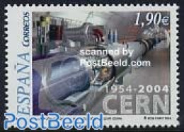 Spain 2004 CERN 1v, Mint NH, Science - Atom Use & Models - Physicians - Nuovi