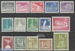 Germany, Berlin 1956 Definitives 15v, Mint NH, Nature - Religion - Science - Transport - Various - Horses - Churches, .. - Nuevos