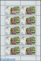 Austria 2006 Mozart M/s (with 10 Stamps), Mint NH, Performance Art - Amadeus Mozart - Music - Unused Stamps