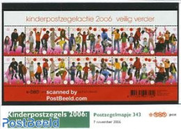 Netherlands 2006 Child Welfare, Presentation Pack 343, Mint NH, Sport - Various - Cycling - Toys & Children's Games - Nuovi