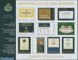 San Marino 2005 Italian Wines 10v M/s, Mint NH, Nature - Wine & Winery - Ungebraucht