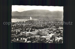 11631358 Geneve GE Palais Des Nations Et Vue Sur La Ville Lac Leman Geneve - Autres & Non Classés