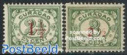 Netherlands Antilles 1931 Overprints 2v, Unused (hinged) - Other & Unclassified