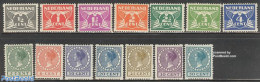 Netherlands 1930 Definitives 14v 2 Sided Corner Syncopatic Perf. 14v, Unused (hinged) - Nuevos