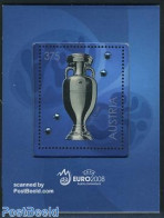 Austria 2008 EC Football S/s, Pokal (with Cristals), Mint NH, History - Sport - Various - Europa Hang-on Issues - Foot.. - Ongebruikt
