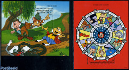 Dominica 1996 Disney, Chinese New Year 2 S/s, Mint NH, Various - New Year - Art - Disney - New Year