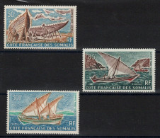 Cote Des Somalis - YV PA 38 à 40 N** MNH Luxe , Bateaux , Voiliers  Cote 35 Euros - Unused Stamps