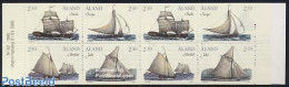 Aland 1995 Ships Booklet, Mint NH, Transport - Stamp Booklets - Ships And Boats - Unclassified