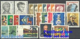 Germany, Berlin 1972 Year Set 1972 (24v), Mint NH - Unused Stamps