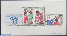 Mali 1978 World Cup Football S/s REPUPLIQUE Mistake, Mint NH, Sport - Various - Football - Errors, Misprints, Plate Fl.. - Oddities On Stamps
