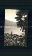 11631339 Ascona TI Veduta Panoramica Lago Maggiore Palme Ascona - Andere & Zonder Classificatie