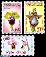 Morocco 1965 Orchids 3v, Mint NH, Nature - Flowers & Plants - Orchids - Otros & Sin Clasificación