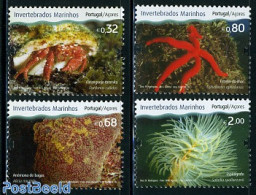 Azores 2010 Marine Life 4v, Mint NH, Nature - Shells & Crustaceans - Vie Marine