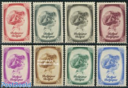 Belgium 1938 Anti Tuberculosis 8v, Unused (hinged), Health - History - Anti Tuberculosis - Kings & Queens (Royalty) - Nuevos