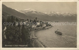 11631330 Brissago TI Veduta Generale Lago Maggiore Dampfer Alpenpanorama Brissag - Other & Unclassified