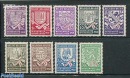 Belgium 1941 Coat Of ArmS 9v (from S/s), Mint NH, History - Coat Of Arms - Ongebruikt