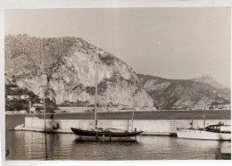 Photographie Photo Vintage Snapshot Beaulieu Sur Mer Port - Lieux