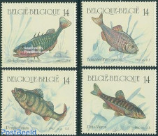 Belgium 1990 Fish 4v (from Booklet), Mint NH, Nature - Fish - Neufs