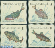 Belgium 1990 Fish 4v (from Booklet), Mint NH, Nature - Fish - Nuevos