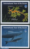 Dominica 1998 Int. Ocean Year 2 S/s, Mint NH, Nature - Fish - Peces