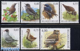 Belgium 2004 Definitives, Birds 7v, Mint NH, Nature - Birds - Owls - Ongebruikt