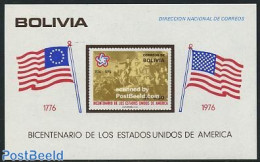 Bolivia 1976 US Bicentenary S/s, Mint NH, History - Nature - US Bicentenary - Horses - Bolivie