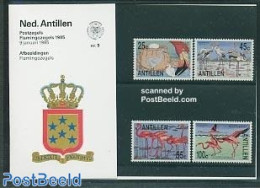 Netherlands Antilles 1985 Birds Pres. Pack 9, Mint NH, Nature - Birds - Flamingo - Other & Unclassified