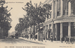 NICE (Alpes-Maritimes): Avenue De La Gare - Crédit Lyonnais - Monuments, édifices