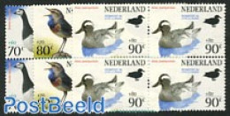 Netherlands 1994 Fepapost, Birds 3v Blocks Of 4 [+], Mint NH, Nature - Birds - Ducks - Geese - Nuevos