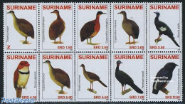 Suriname, Republic 2009 Birds 10v [++++], Mint NH, Nature - Birds - Surinam