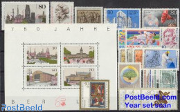 Germany, Berlin 1987 Year Set 1987 (22v+1s/s), Mint NH - Unused Stamps