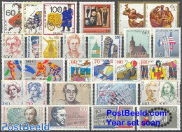 Germany, Berlin 1989 Year Set 1989 (30v), Mint NH - Unused Stamps