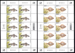 Europa – Underwater Fauna Fish And Flora 2024 Estonia MNH Stamps Sheets Of 10 Mi 1105-6 - 2024