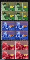 Netherlands 1995 Nobel Prize Winners 3v, Blocks Of 4 [+], Mint NH, History - Science - Nobel Prize Winners - Chemistry.. - Ungebraucht