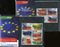 Netherlands 2004 New EU Members Pres.packet, Mint NH, History - Various - Europa Hang-on Issues - Stamps On Stamps - M.. - Unused Stamps