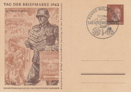 Dt. Besetzung, Ukraine,  Mi.Nr. P 4b/02 Tag Der Briefmarke 1942, Dt. Feldpost - Bezetting 1938-45