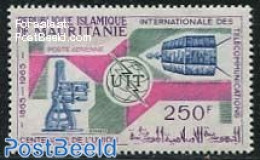 Mauritania 1965 I.T.U. Centenary 1v, Mint NH, Science - Transport - Various - Telecommunication - Space Exploration - .. - Telekom