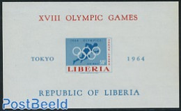 Liberia 1964 Olympic Games S/s Imperforated, Mint NH, Sport - Olympic Games - Andere & Zonder Classificatie