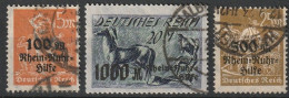 1923...258/260 O - Used Stamps