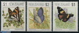 New Zealand 1991 Butterflies 3v, Mint NH, Nature - Butterflies - Nuevos