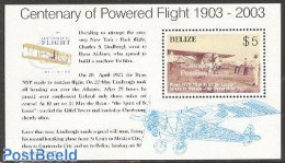 Belize/British Honduras 2003 Aviation Centenary S/s, Mint NH, Transport - Aircraft & Aviation - Airplanes