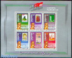 Singapore 1984 Nation Building S/s, Mint NH, Stamps On Stamps - Briefmarken Auf Briefmarken