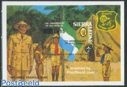 Sierra Leone 1985 75 Years Scouting S/s, Mint NH, Sport - Scouting - Other & Unclassified