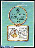 Sierra Leone 1995 World Jamboree Netherlands S/s, Mint NH, History - Sport - Netherlands & Dutch - Scouting - Geografía
