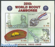 Saint Kitts/Nevis 2002 Jamboree 4v M/s, Mint NH, Sport - Scouting - Autres & Non Classés