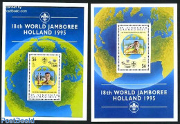 Saint Vincent 1995 World Jamboree Netherlands 2 S/s, Mint NH, History - Sport - Various - Netherlands & Dutch - Scouti.. - Geography