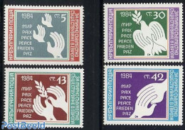 Bulgaria 1984 European Safety Conference 4v, Mint NH, History - Europa Hang-on Issues - Unused Stamps